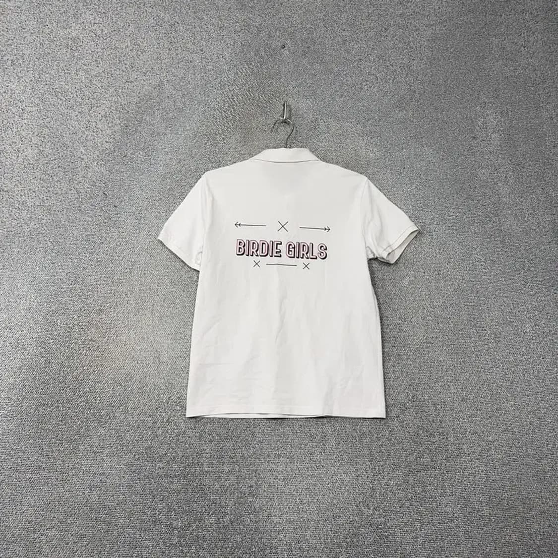 게스 올화이트 로고 남성 반팔 카라티 M 상품이미지2