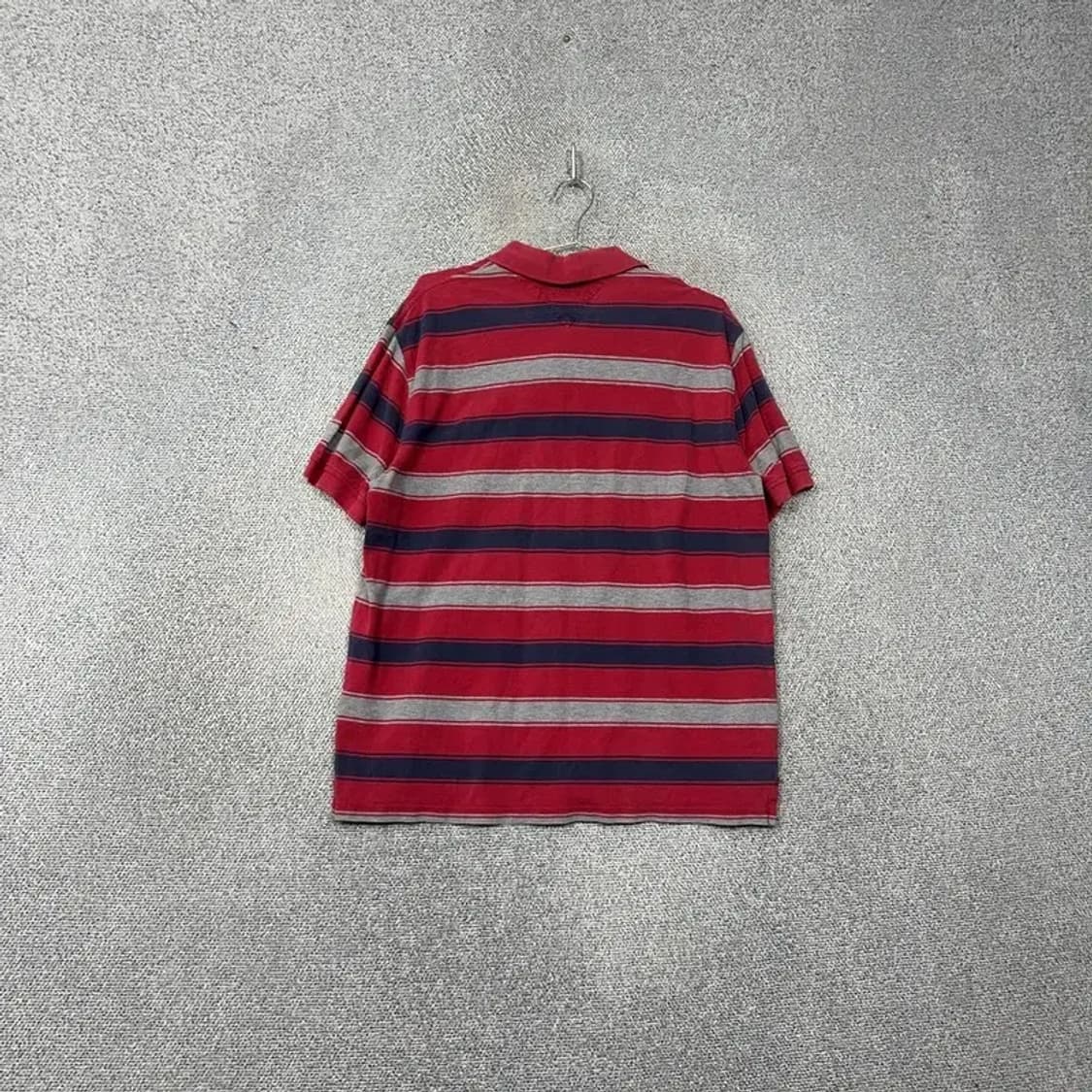 타미힐피거 스트라이프 레드 로고 남성 반팔 카라티 L/G 상품이미지2