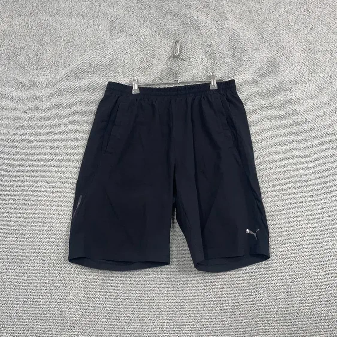 푸마 네이비 로고 운동 기능성 반바지 XL 상품이미지1