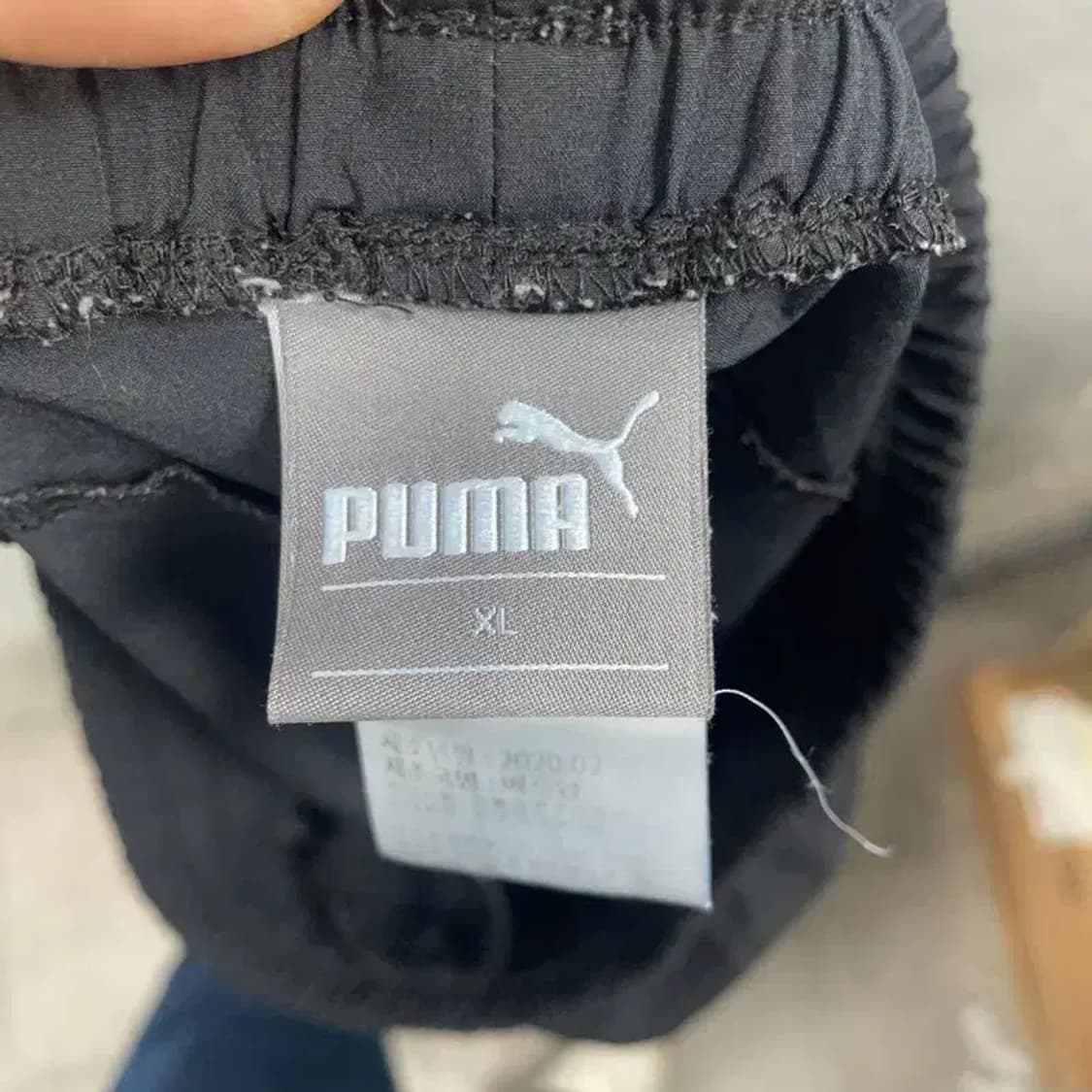 푸마 네이비 로고 운동 기능성 반바지 XL 상품이미지5