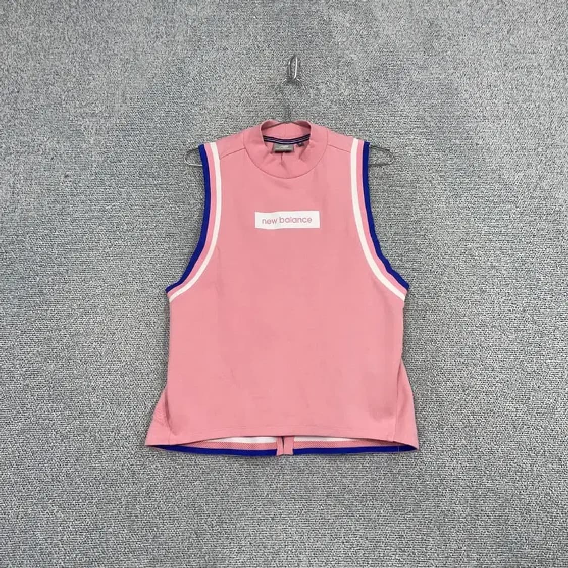 뉴발란스 프린팅 라이트 핑크 민소매 M 상품이미지1
