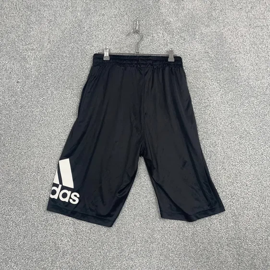아디다스 블랙 빅로고 기능성 반바지 M 상품이미지2