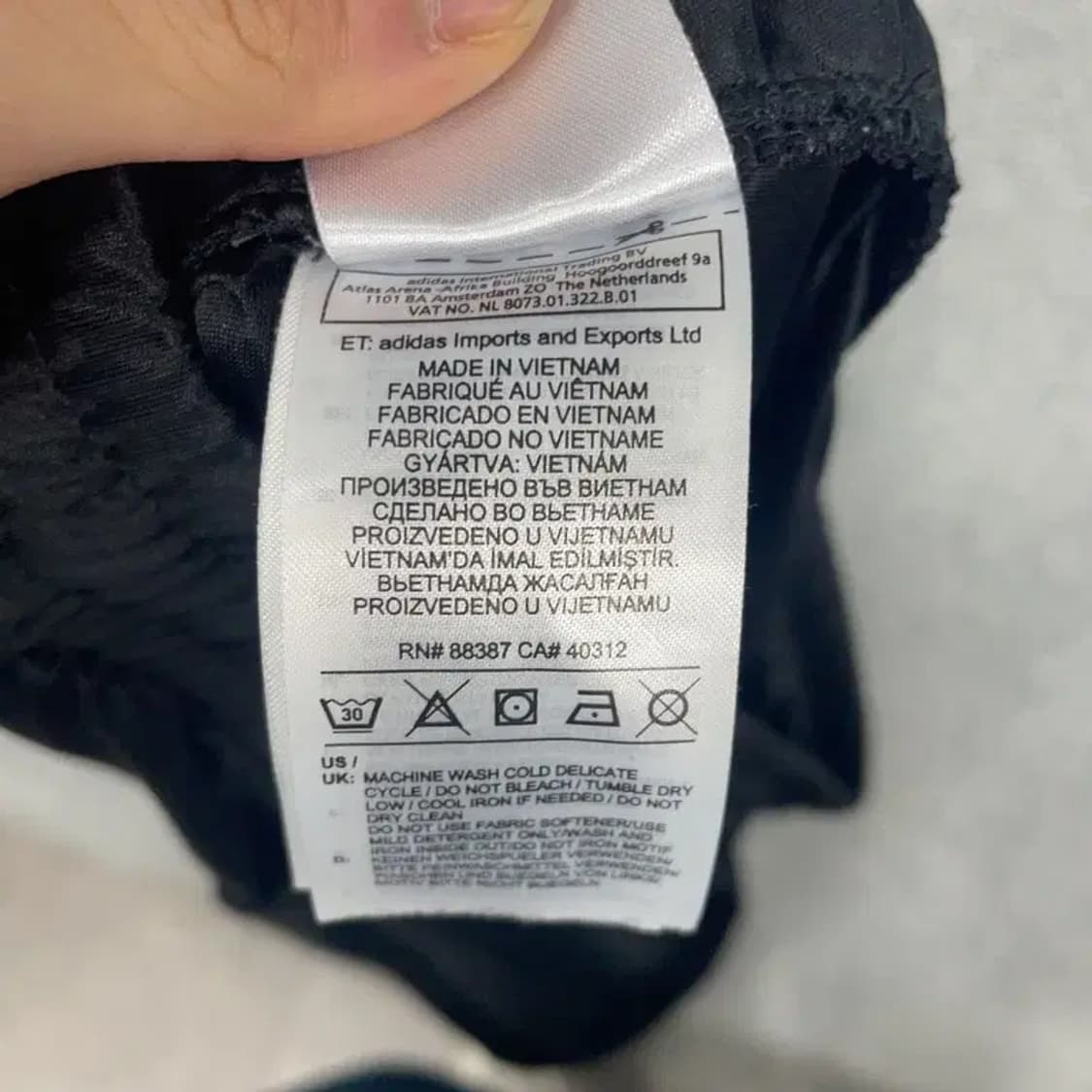 아디다스 블랙 빅로고 기능성 반바지 M 상품이미지6