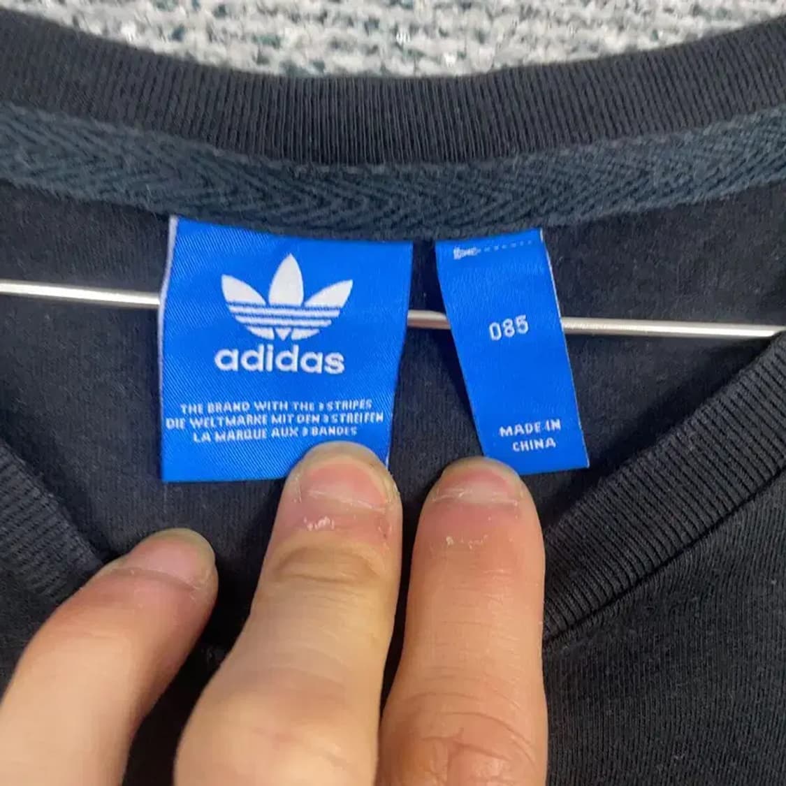 아디다스 빅로고 프린팅 블랙 원피스 085 상품이미지5