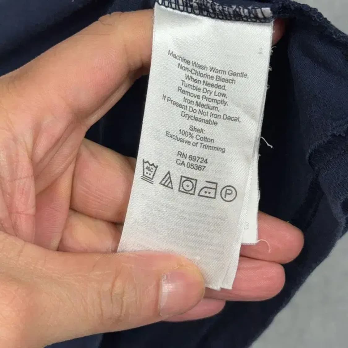 콜롬비아 로고 프린팅 네이비 반팔티 L 상품이미지4