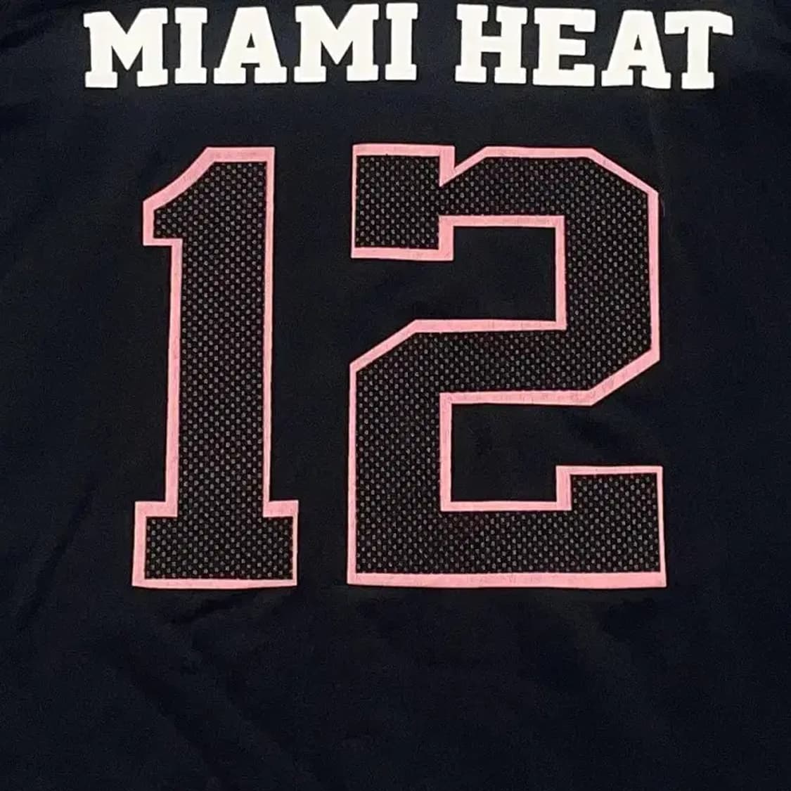 NBA 마이애미 히트 로고 여성 유니폼 반팔 F 상품이미지5