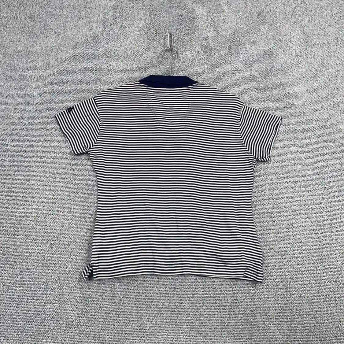 아디다스 골프 여성 스트라이프 반팔 카라티 M/M 상품이미지2