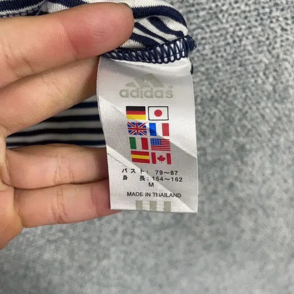 아디다스 골프 여성 스트라이프 반팔 카라티 M/M 상품이미지5