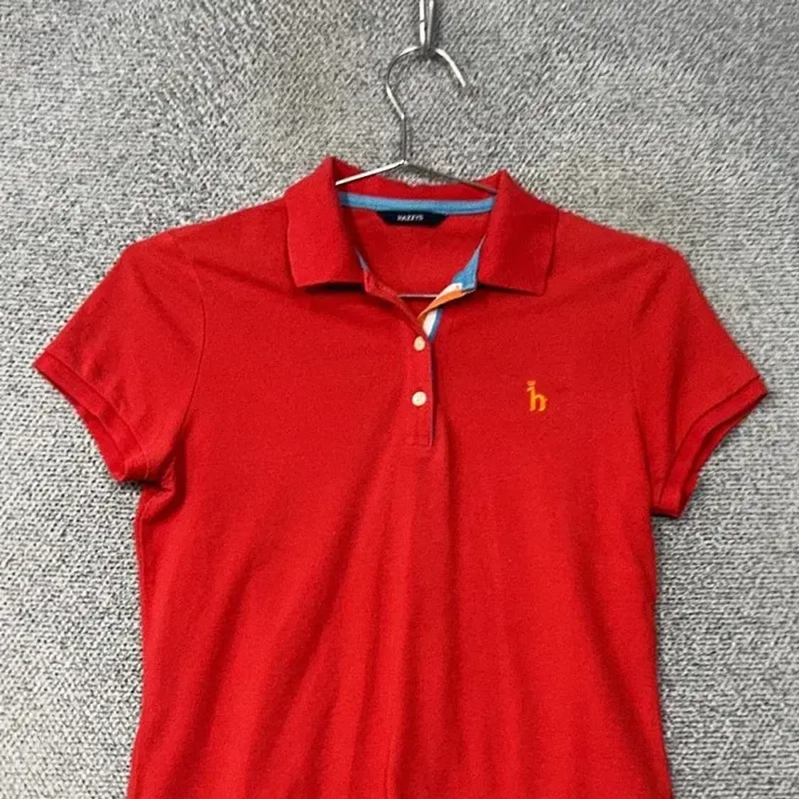 해지스 레드 로고 여성 반팔 카라티 85-160 상품이미지3