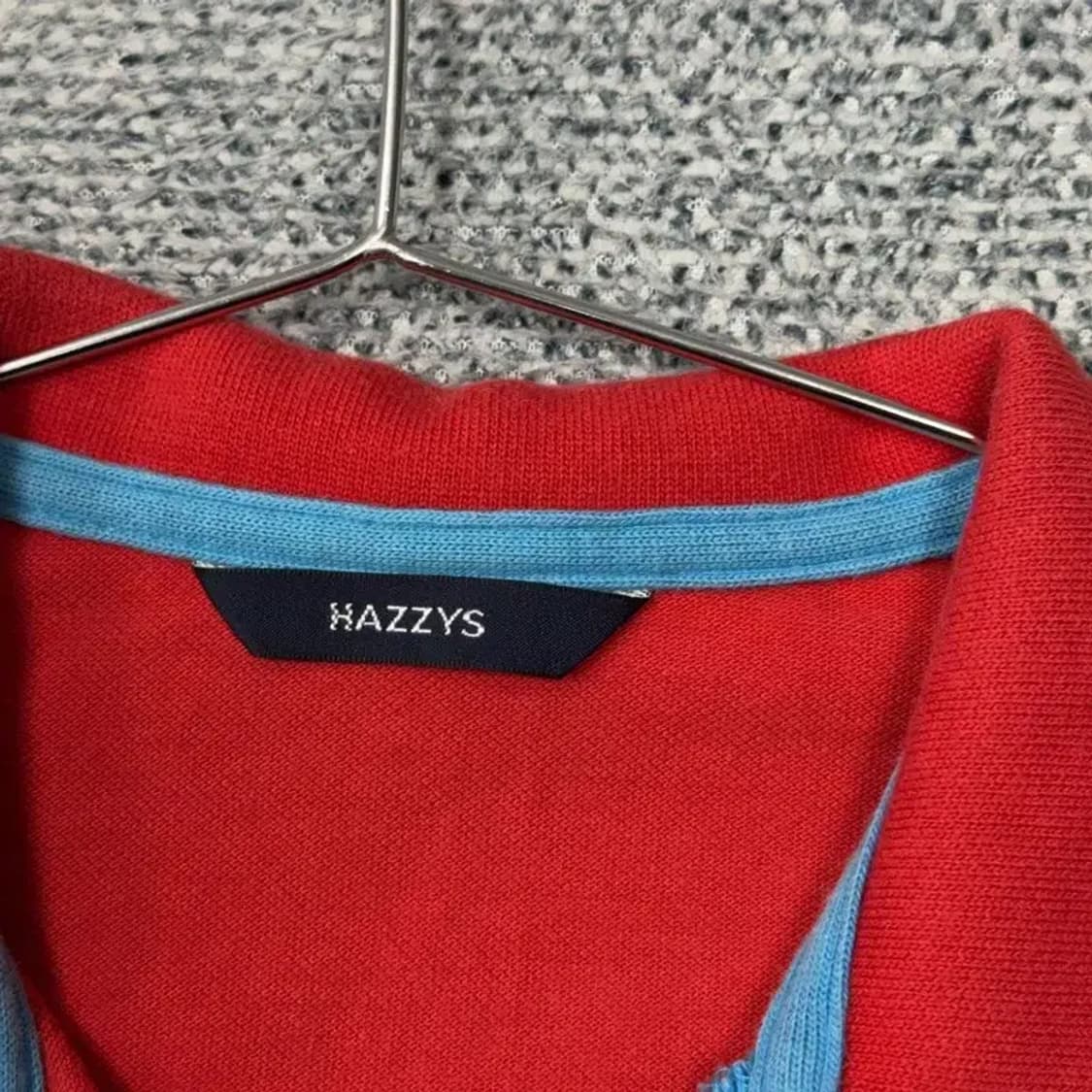 해지스 레드 로고 여성 반팔 카라티 85-160 상품이미지5