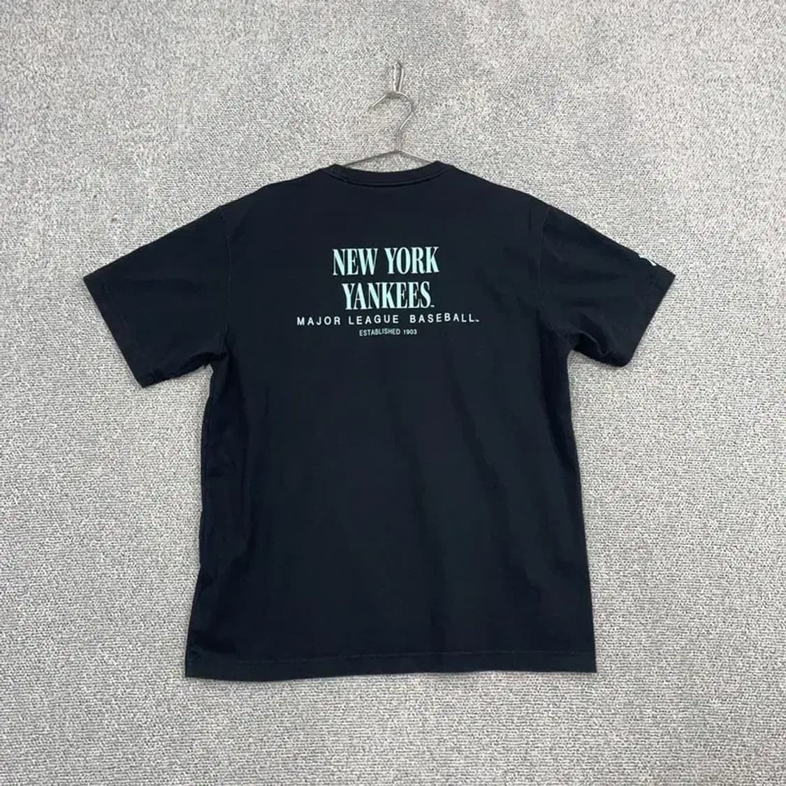 뉴에라 스펠 프린팅 네이비 반팔 티 XL 상품이미지2