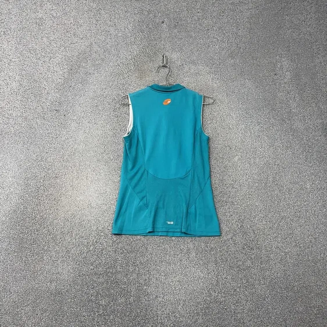 아디다스 블루 로고 기능성 카라 나시 90 상품이미지2