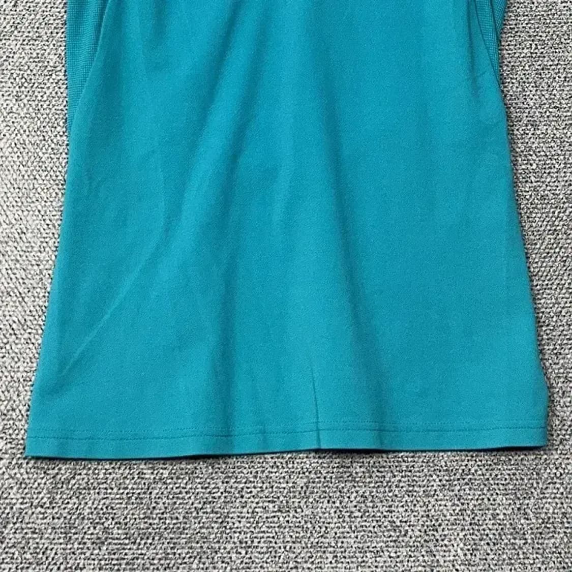 아디다스 블루 로고 기능성 카라 나시 90 상품이미지4