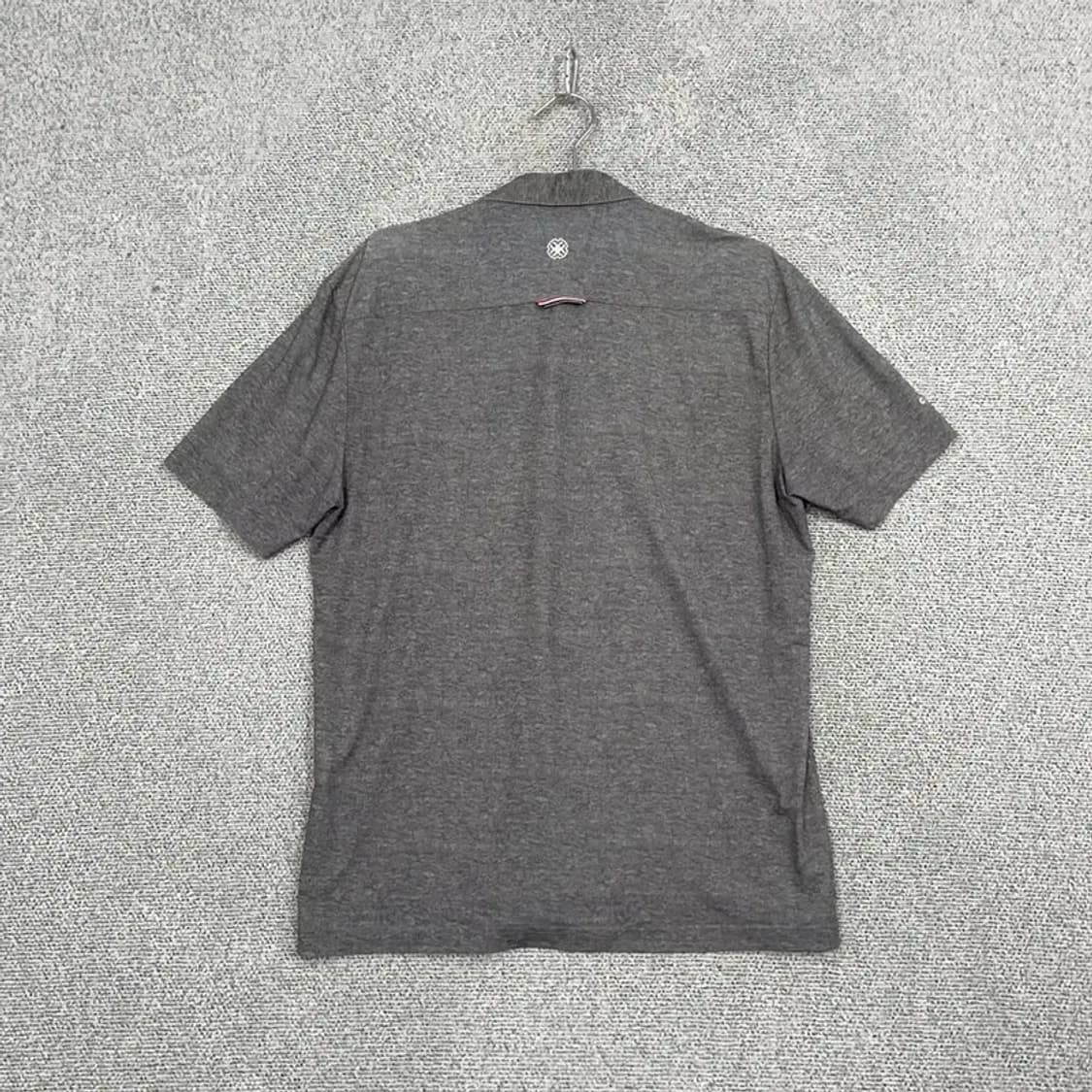 루이까스텔 그레이 로고 골프 기능성 반팔 카라티 105 상품이미지2