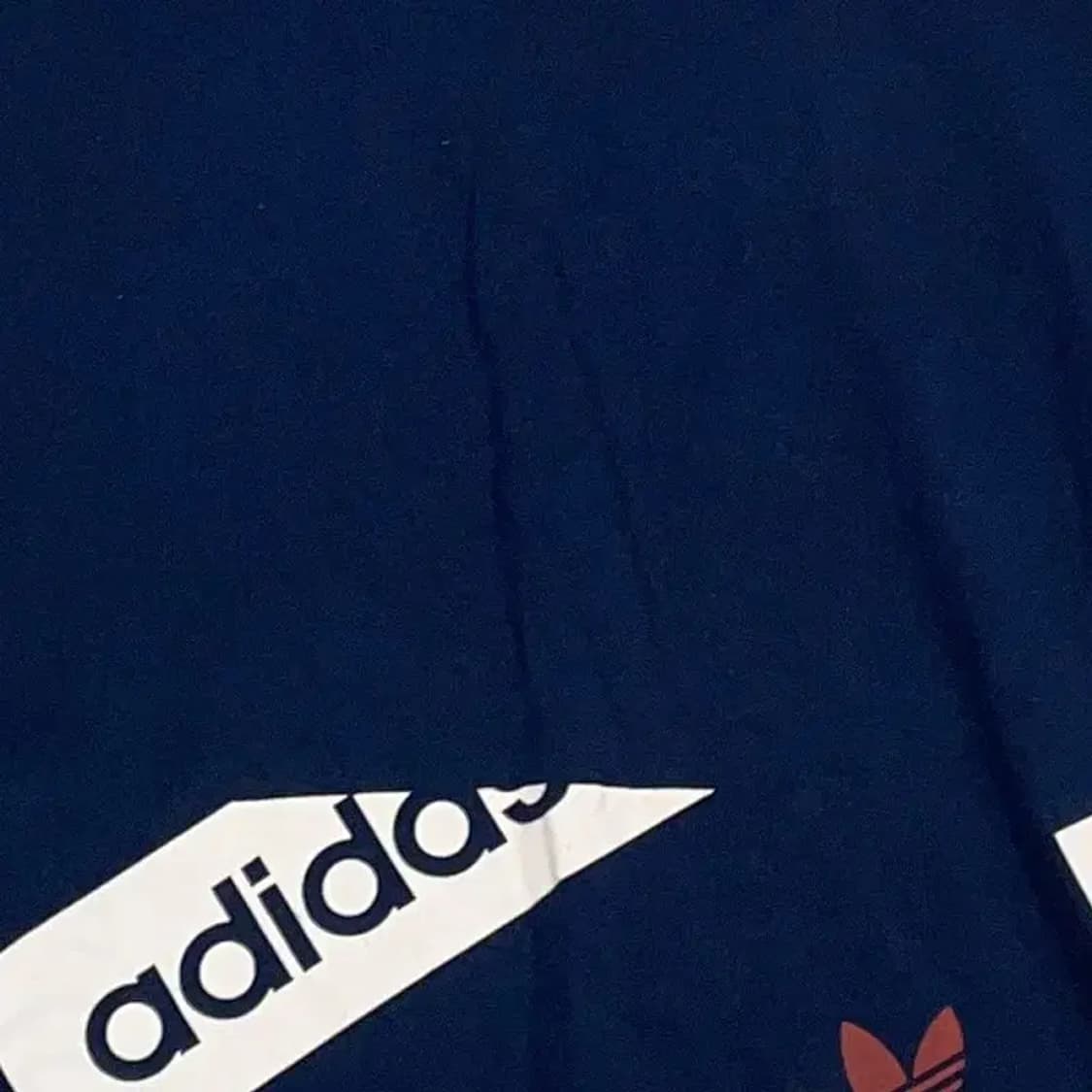 아디다스 불꽃 로고 빈티지 프린팅 네이비 반팔티 85 상품이미지3