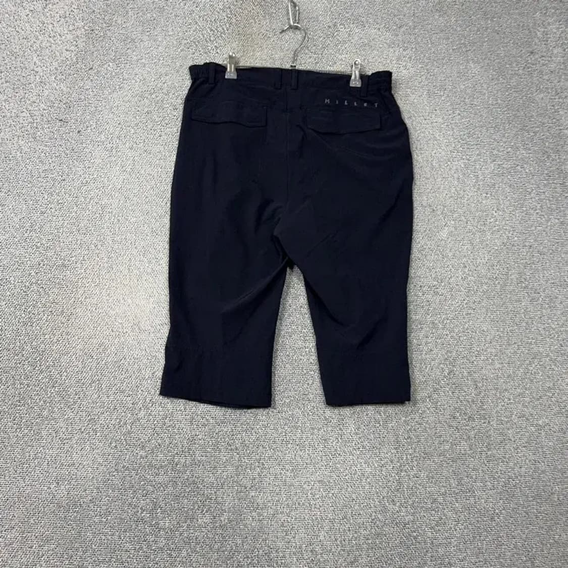 밀레 네이비 로고 남성 등산 기능성 반바지 85 상품이미지2
