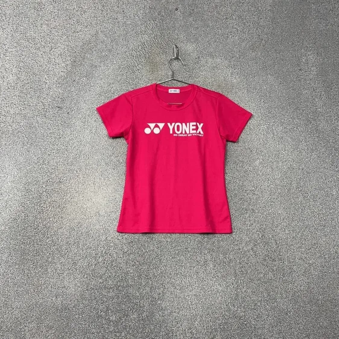 요넥스 프린팅 핑크 여성 기능성 반팔 티 90 상품이미지1