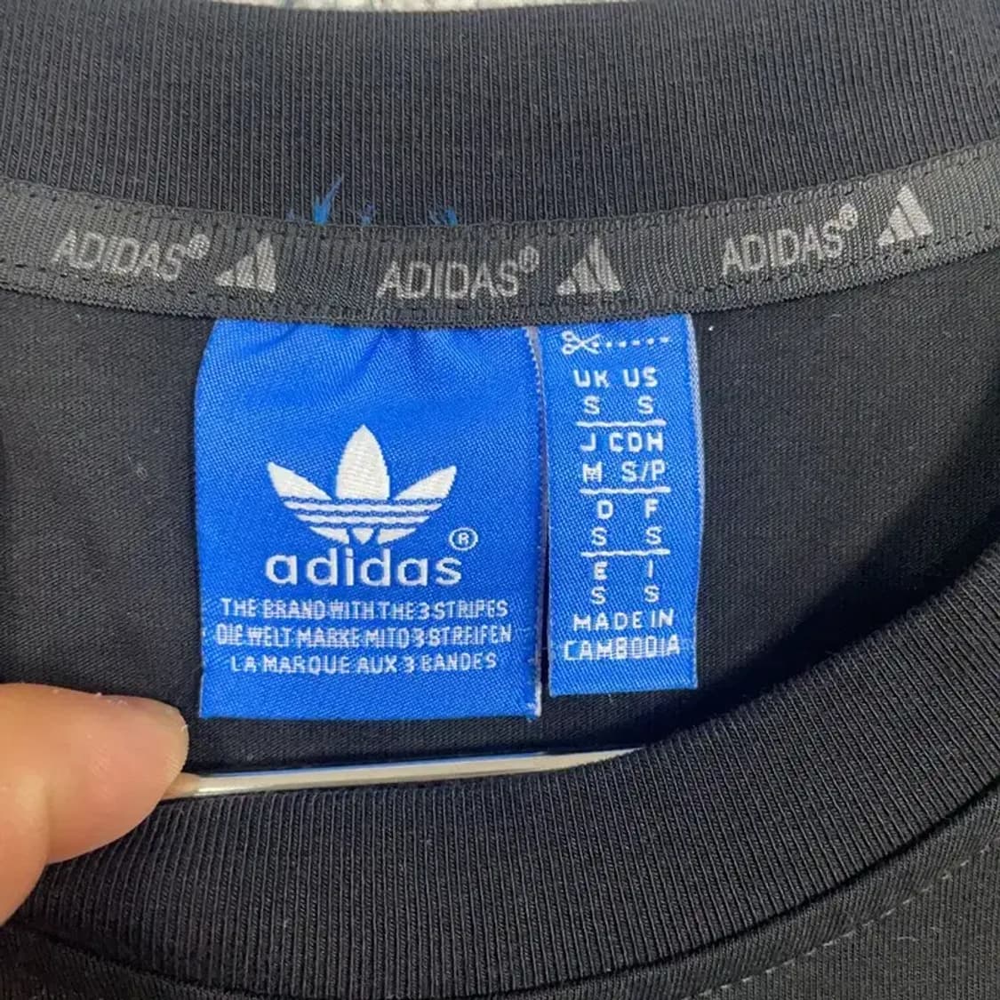 아디다스 쵸파 프린팅 로고 반팔티 S 상품이미지5