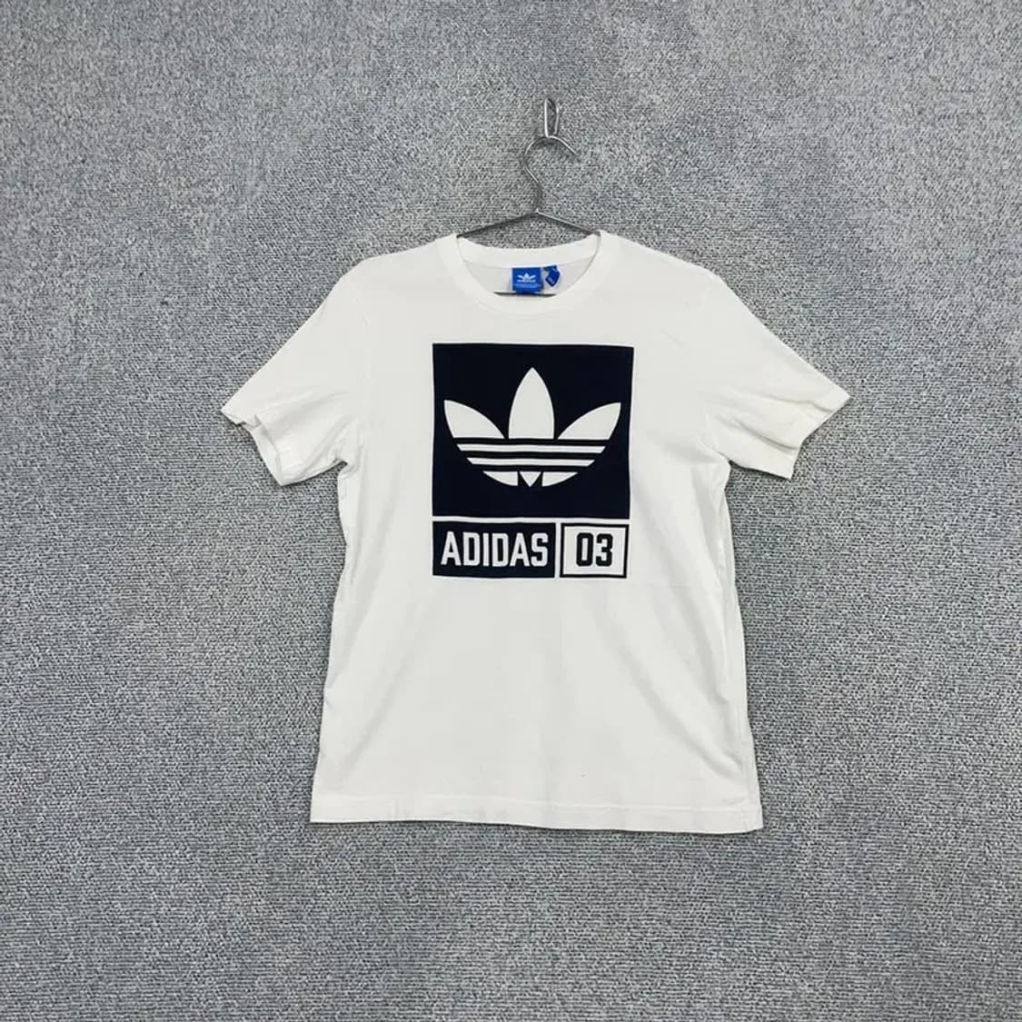 아디다스 프린팅 화이트 반팔 티 95 상품이미지1