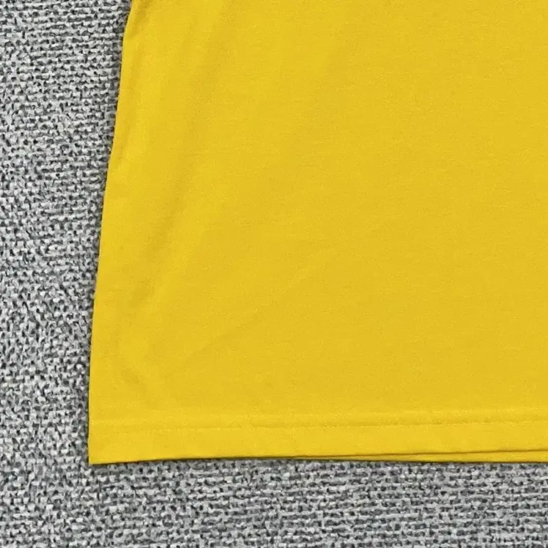 코오롱 로고 옐로우 프린팅 반팔티 90 상품이미지3