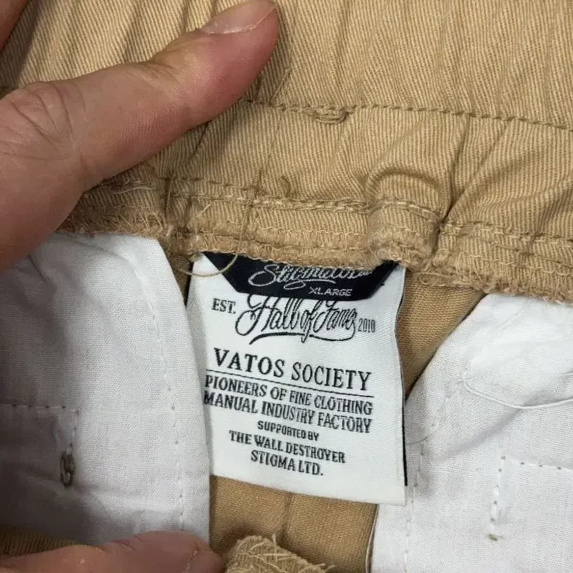 스티그마 베이지 빈티지 밴딩 조거팬츠 XL 상품이미지6