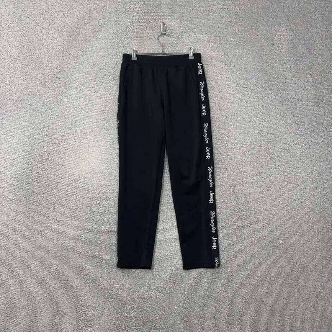 지프 블랙 멀티 로고 캐주얼 트레이닝 팬츠 S 상품이미지1