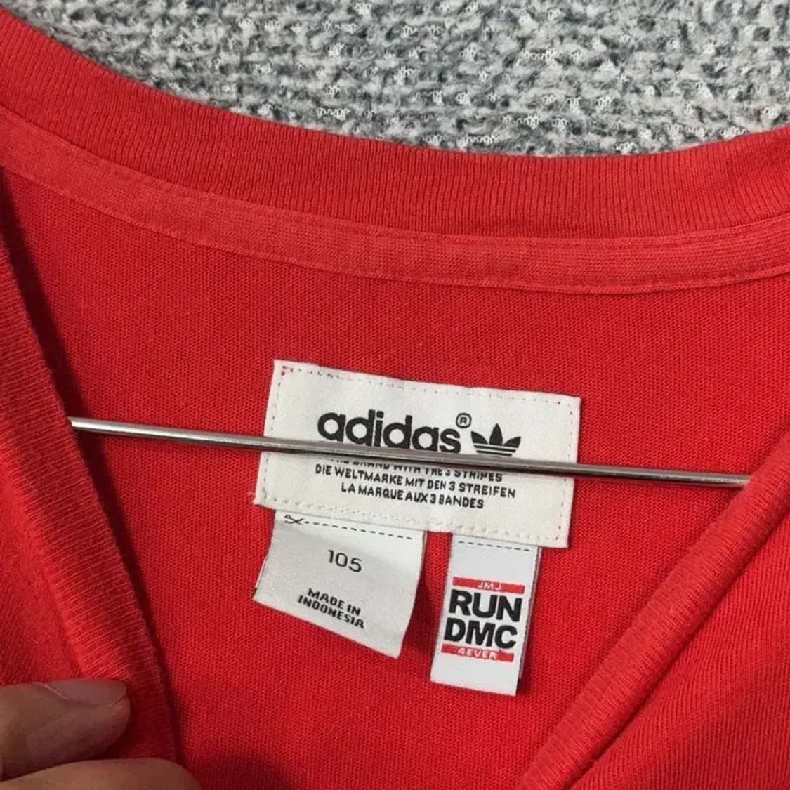 아디다스 런디엠씨 레드 프린팅 반팔티 105 상품이미지5