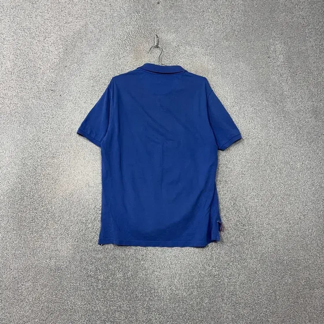 US 폴로 아쏀 블루 로고 남성 반팔 카라티 L 상품이미지2