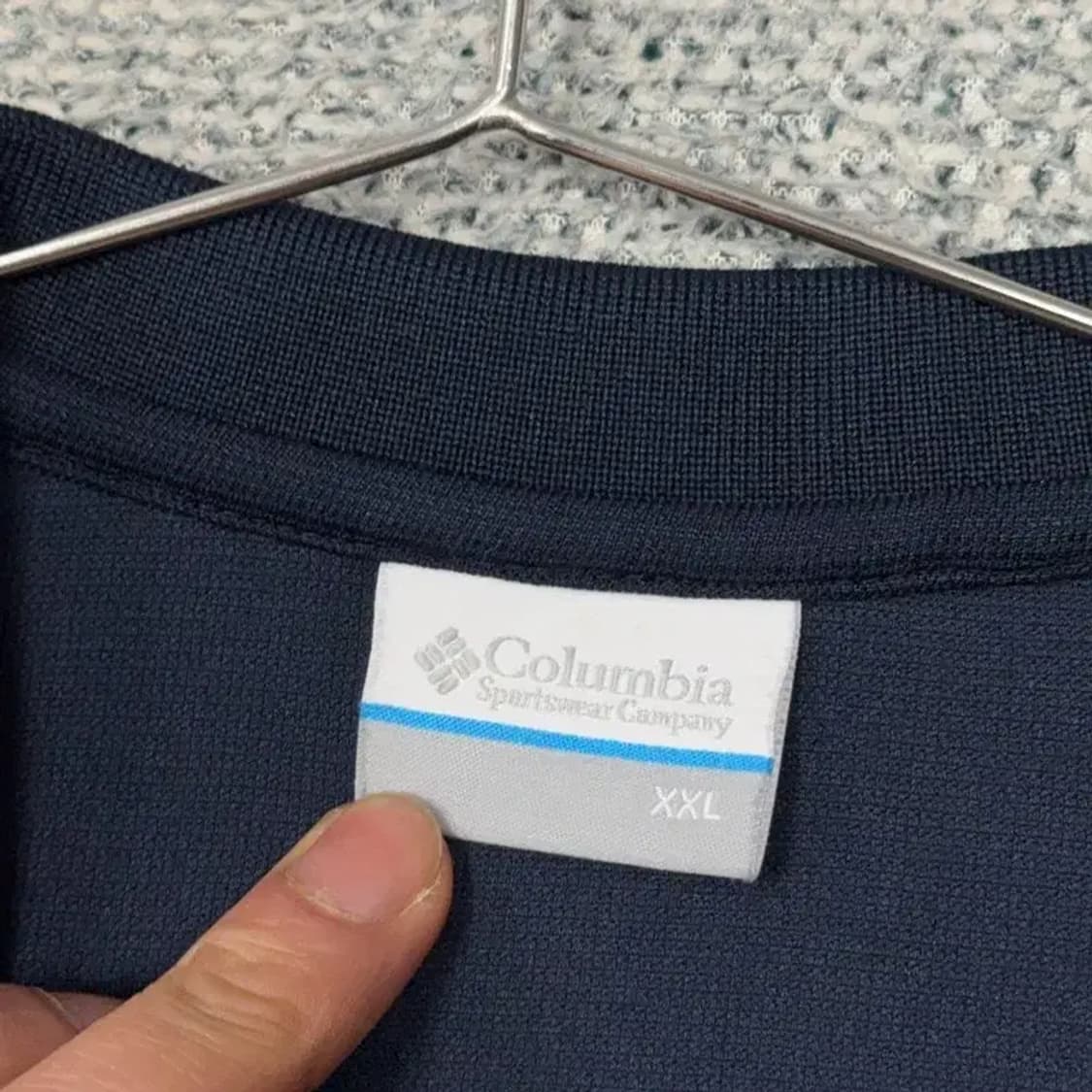 콜롬비아 로고 남성 기능성 반팔 카라티 XXL 상품이미지3