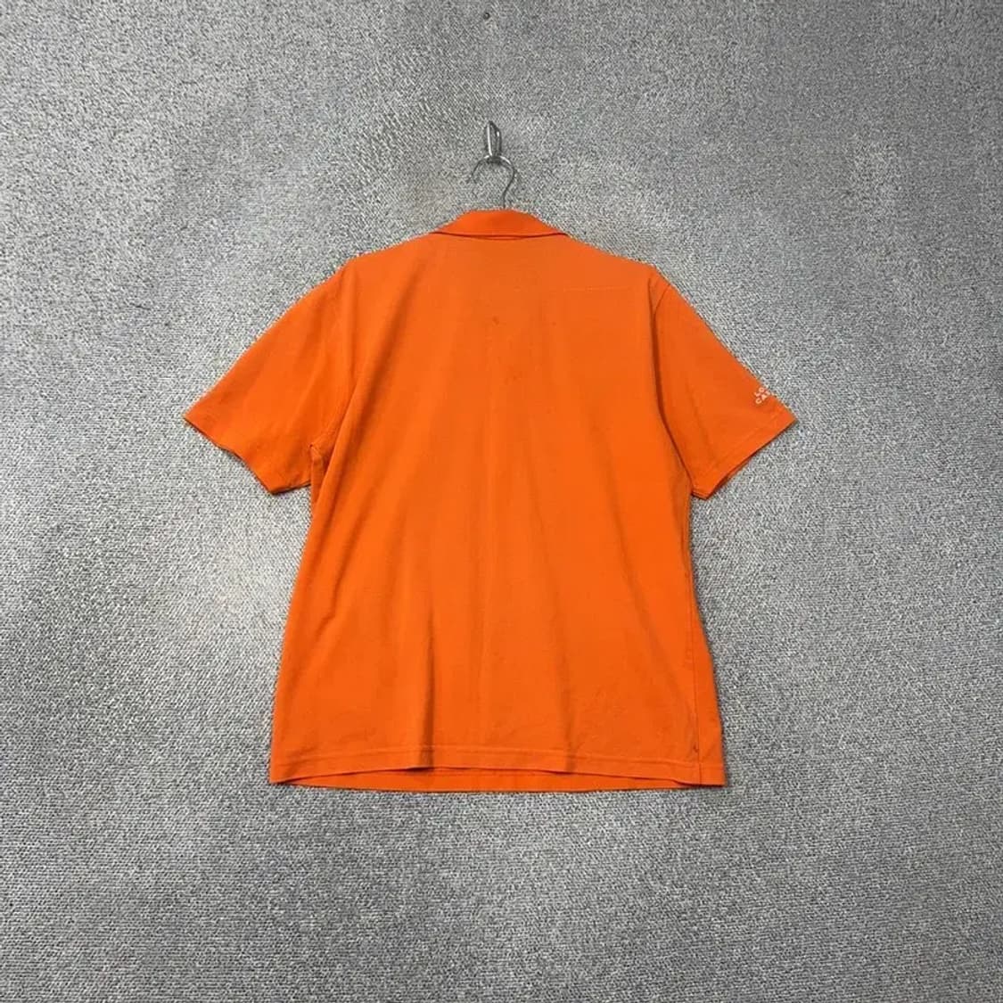 루이까스텔 로고 골프 남성 오렌지 기능성 반팔 카라티 110 상품이미지2