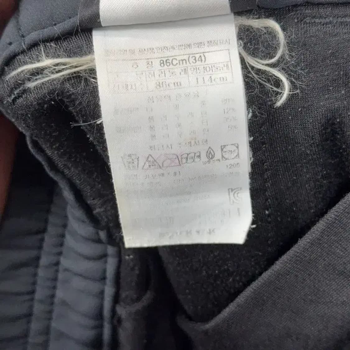 블랙야크 블랙 로고 등산 기능성 팬츠 34 상품이미지6