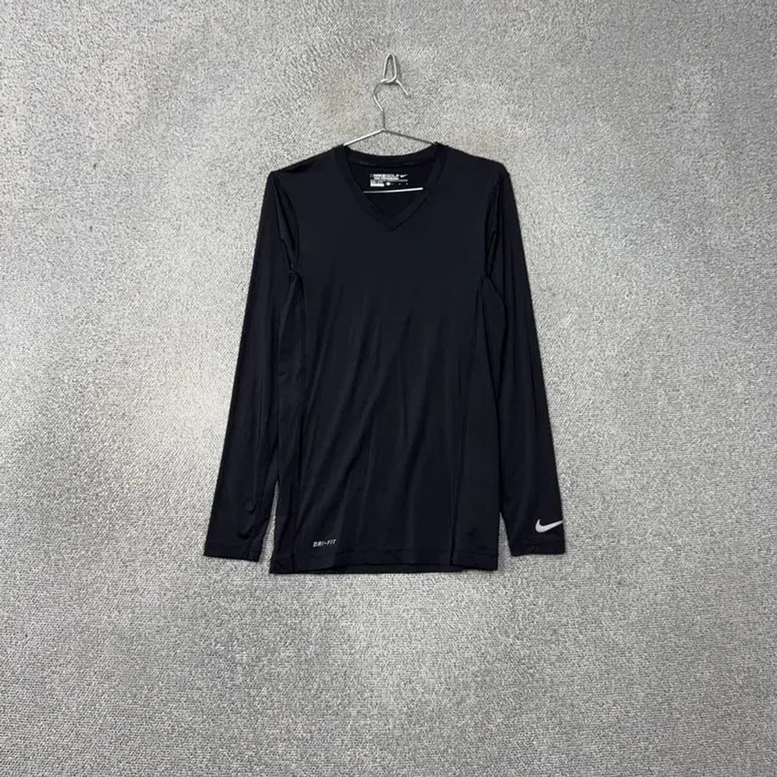나이키 네이비 로고 남성 운동 기능성 긴팔티 L 상품이미지1
