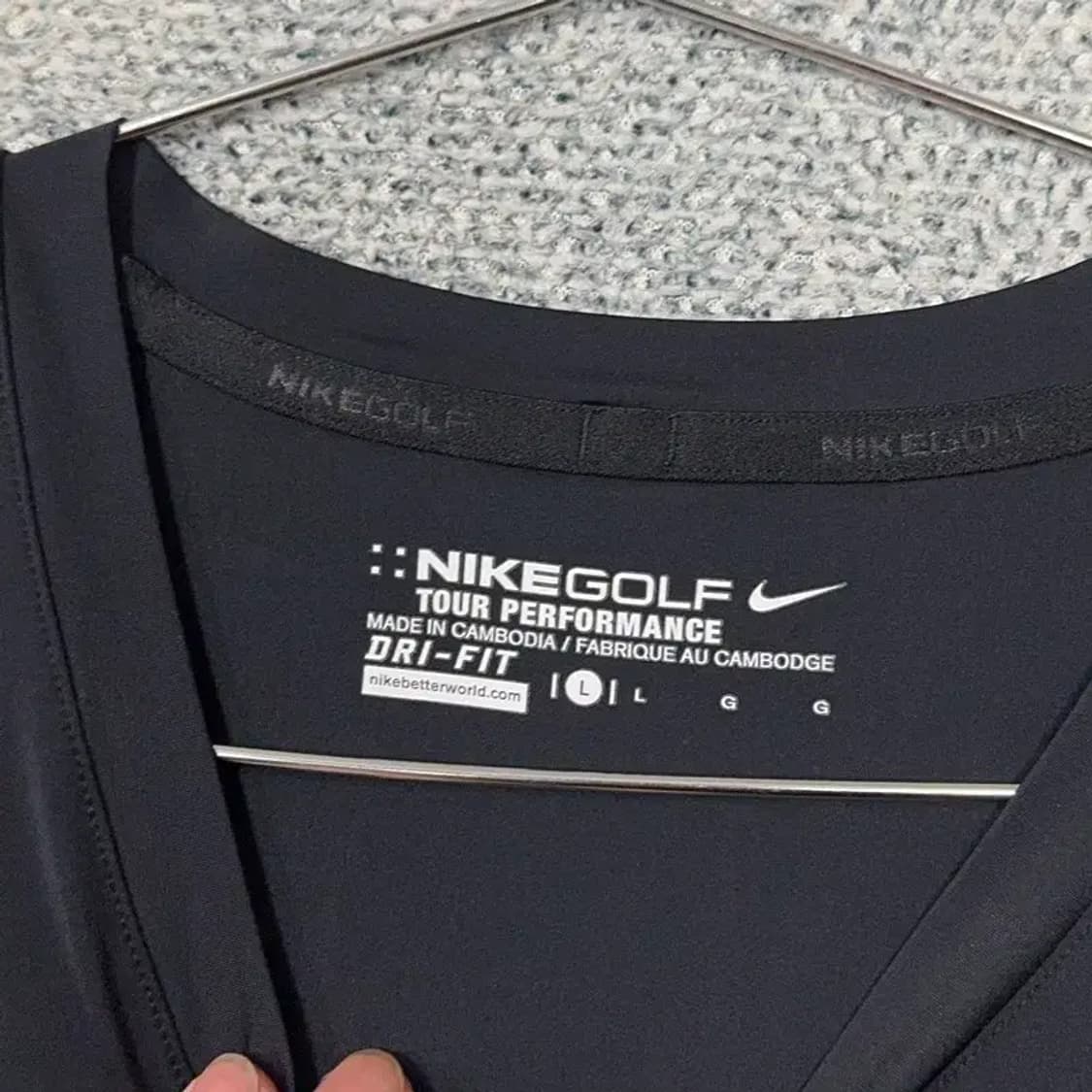 나이키 네이비 로고 남성 운동 기능성 긴팔티 L 상품이미지5