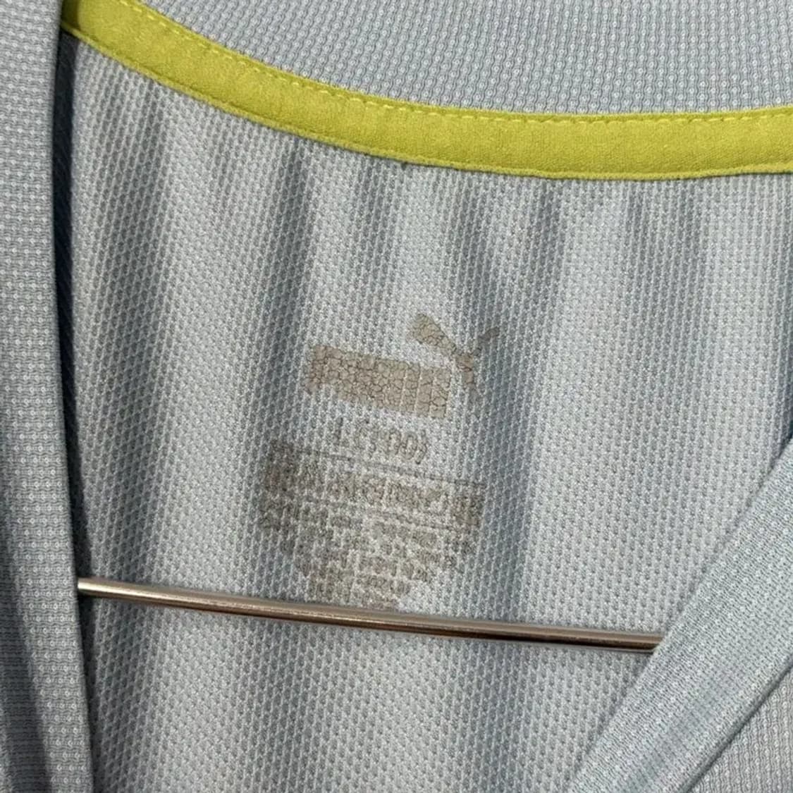 푸마 프린팅 라이트 블루 기능성 반팔티 100 상품이미지3