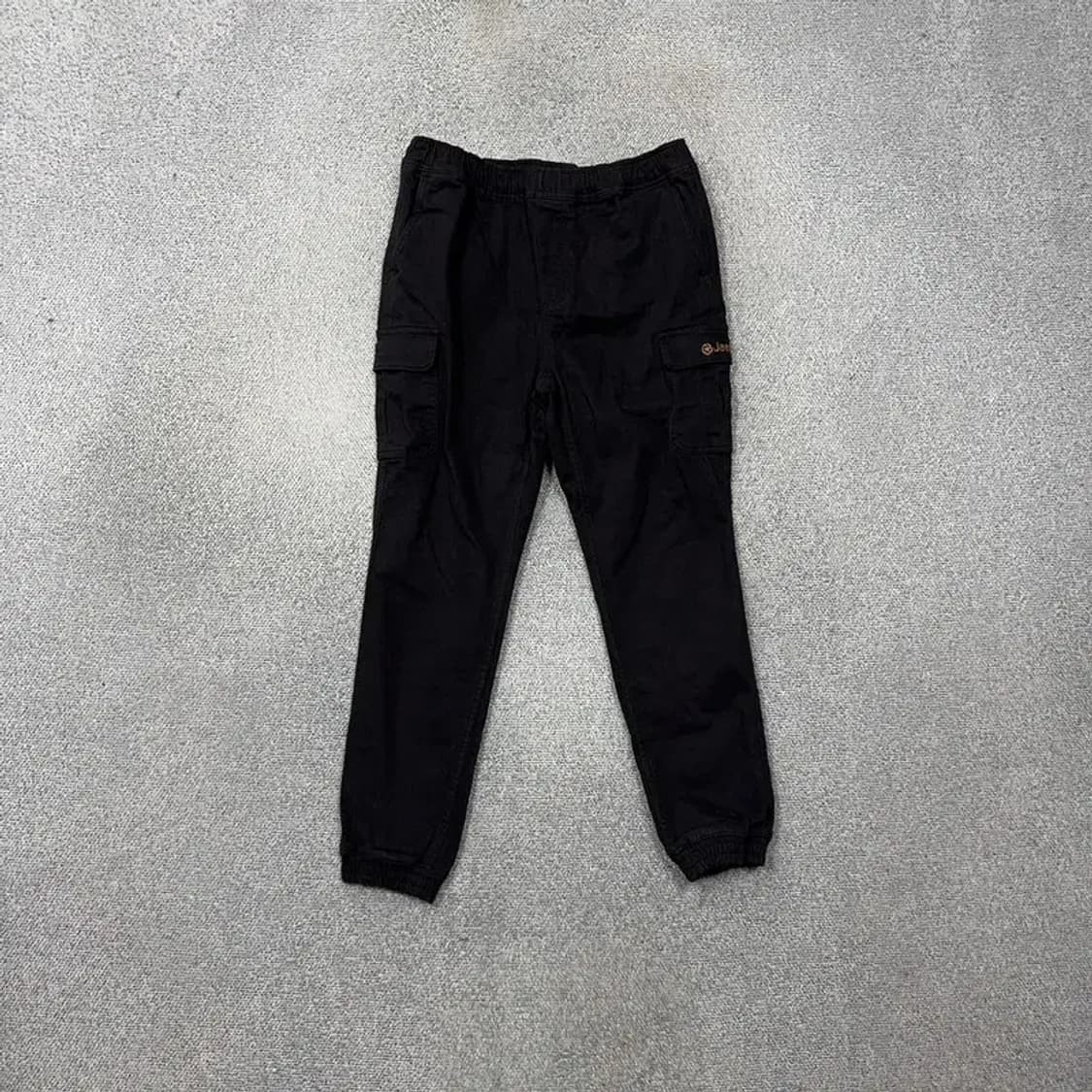 지프 블랙 로고 남성 카고 조거팬츠 28 상품이미지1