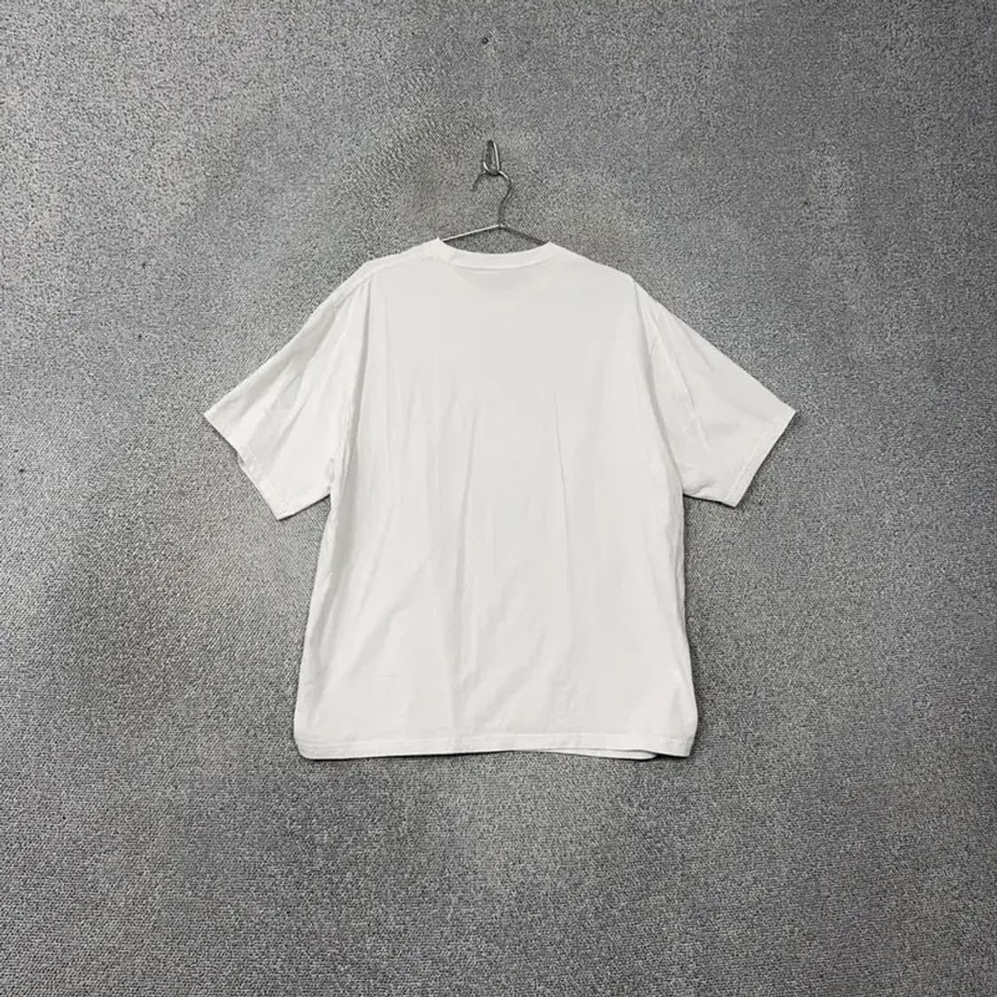 커버낫 화이트 로고 오버핏 반팔티 XL 상품이미지2