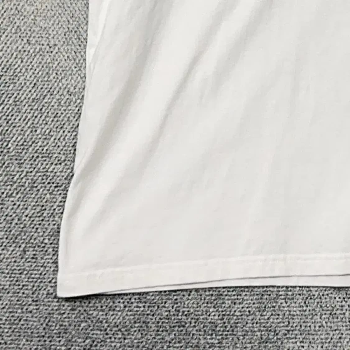 커버낫 화이트 로고 오버핏 반팔티 XL 상품이미지3