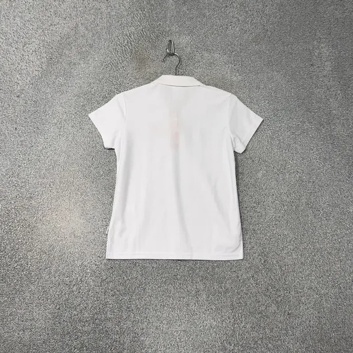 아디다스 화이트 로고 기능성 여성 반팔 카라티 90 상품이미지2