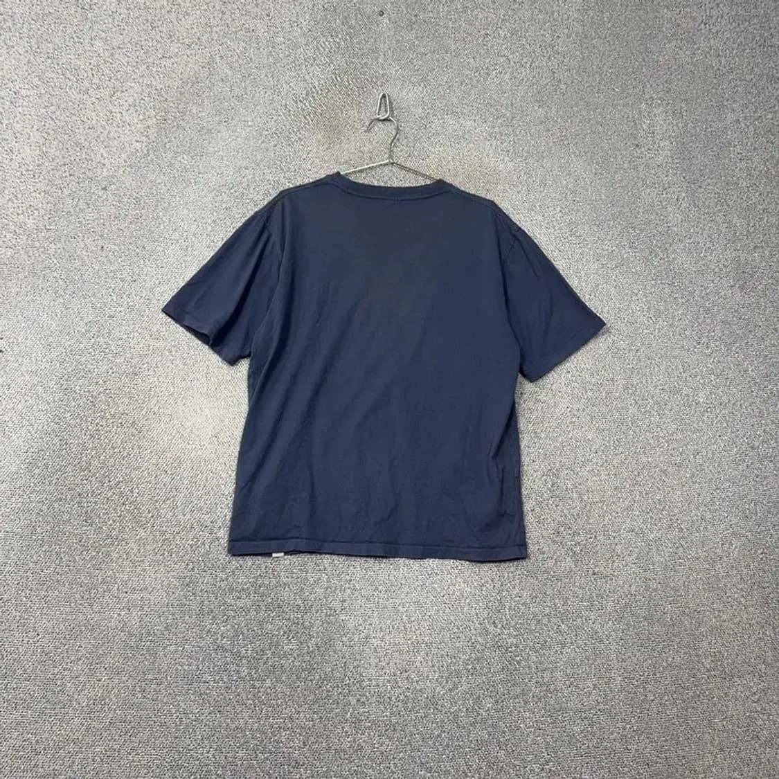 리 프린팅 네이비 반팔 티 L 상품이미지2