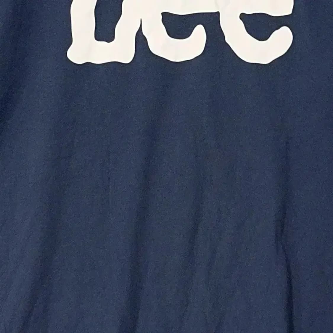 리 프린팅 네이비 반팔 티 L 상품이미지5