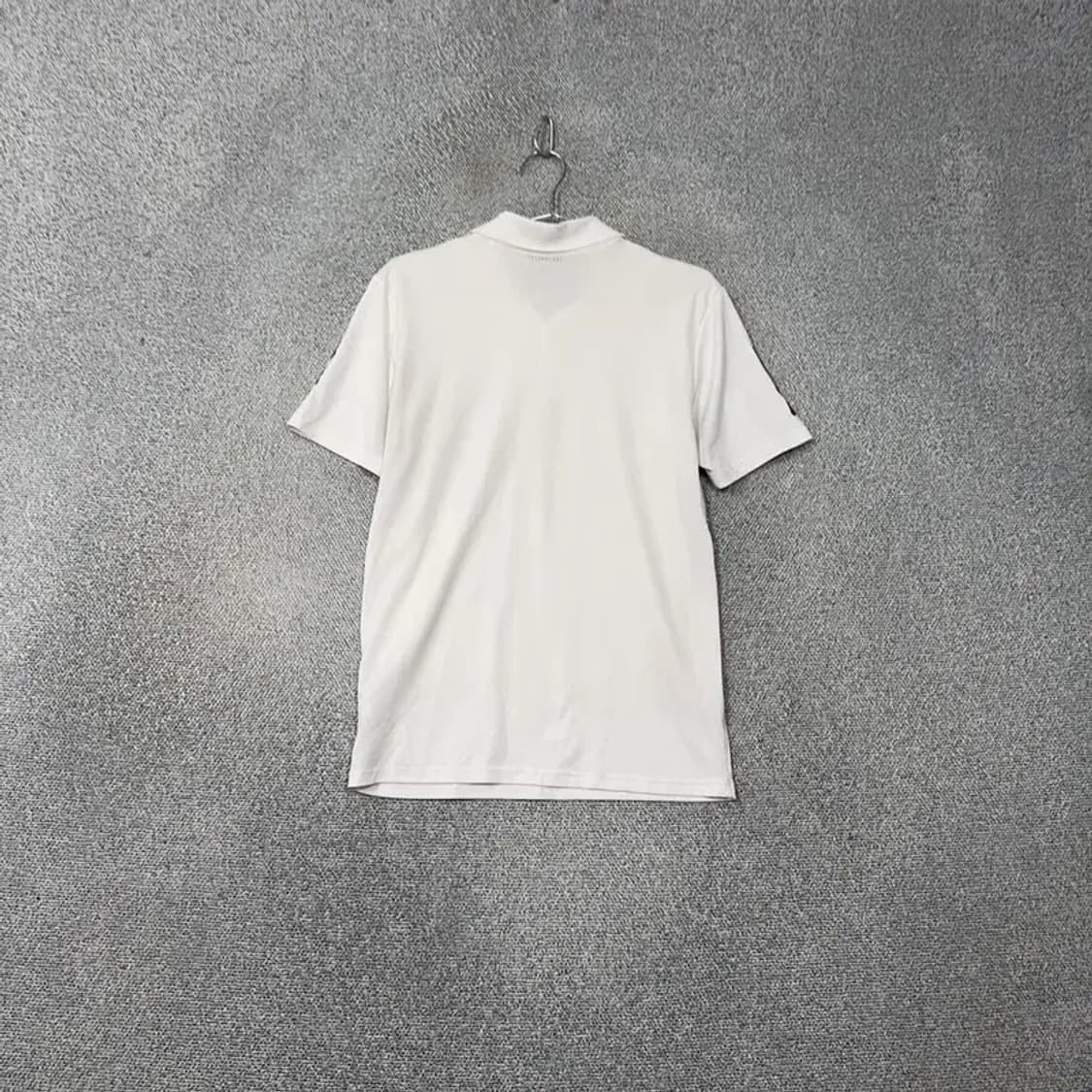 아디다스 화이트 로고 남성 기능성 반팔 카라티 L 상품이미지2