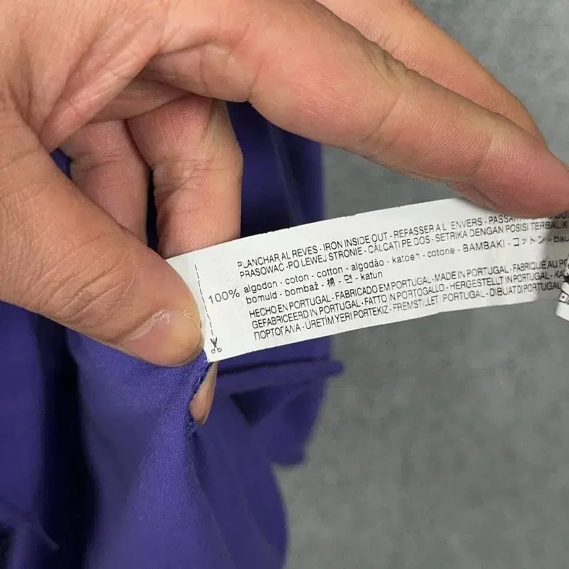 자라 퍼플 프린팅 반팔 원피스 M 상품이미지7