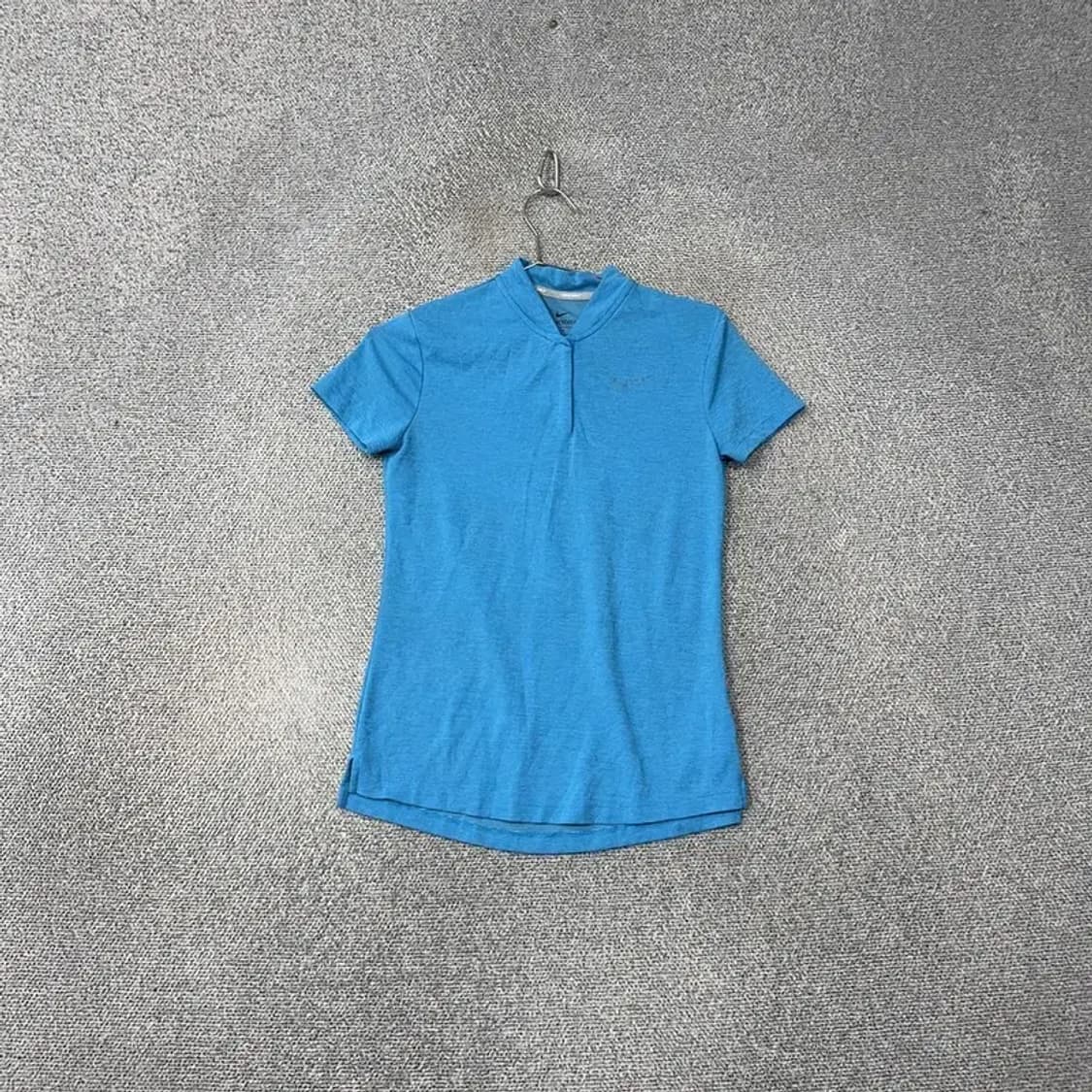 나이키 에어로리액트 여성 블루 기능성 반팔 S 상품이미지1