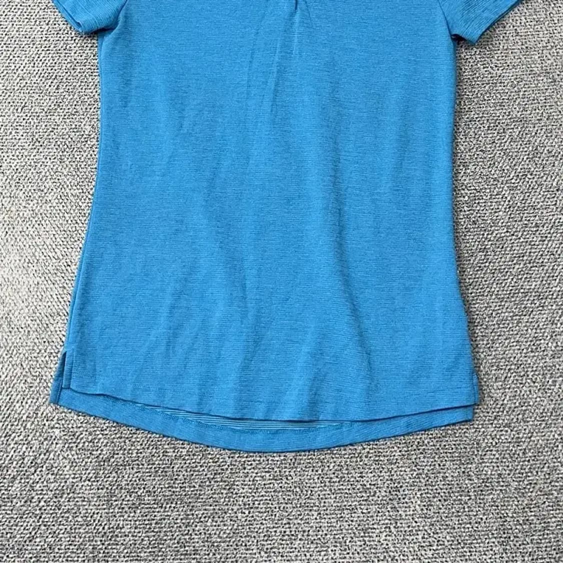 나이키 에어로리액트 여성 블루 기능성 반팔 S 상품이미지4