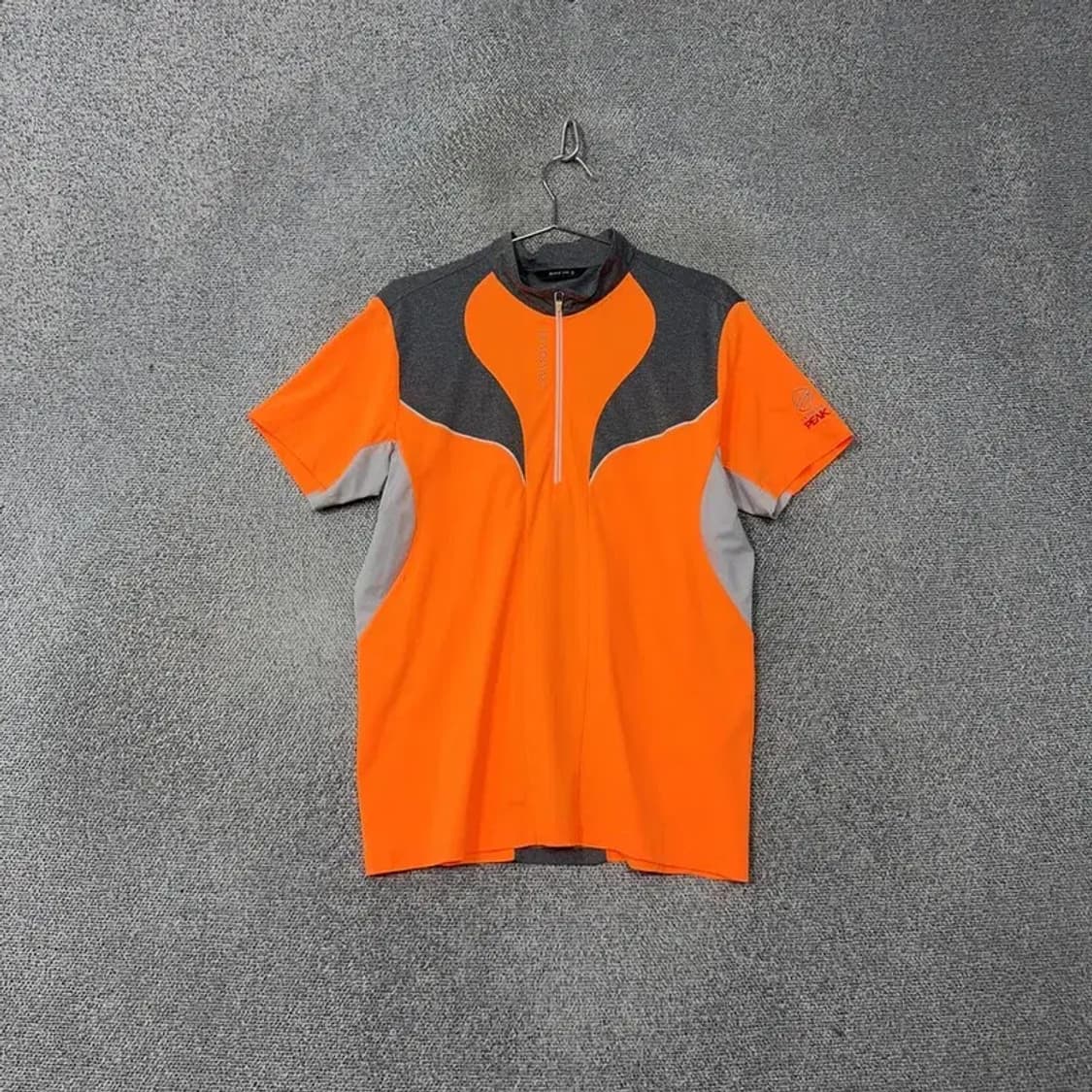 블랙야크 오렌지 로고 남성 등산 기능성 반집업 반팔티 105 상품이미지1