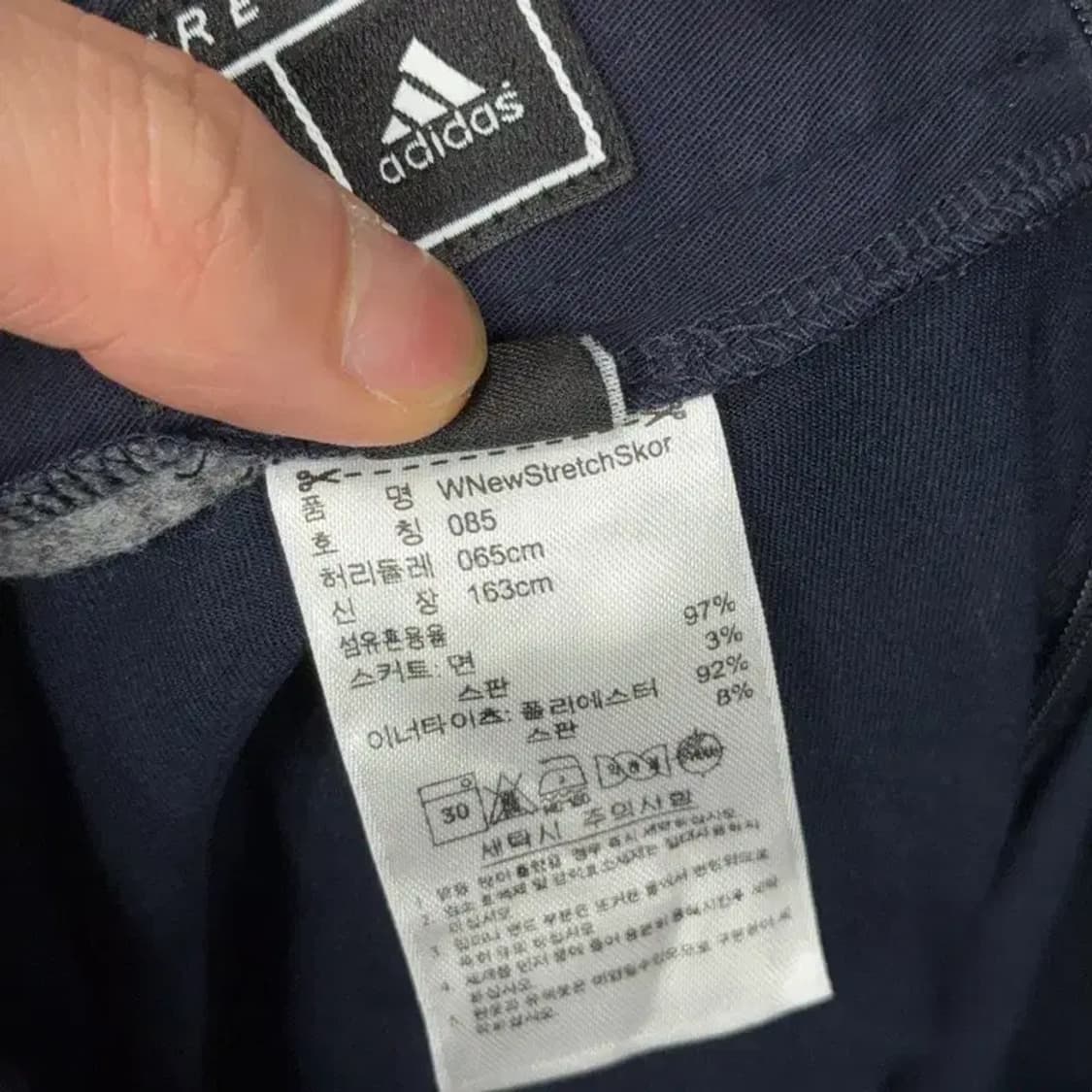 아디다스 네이비 여성 골프 스커트 85 상품이미지7