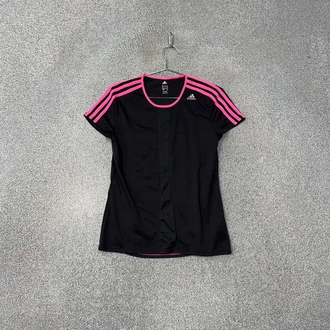 아디다스 검핑 로고 삼선 숏 반팔티 XS-S 상품이미지1