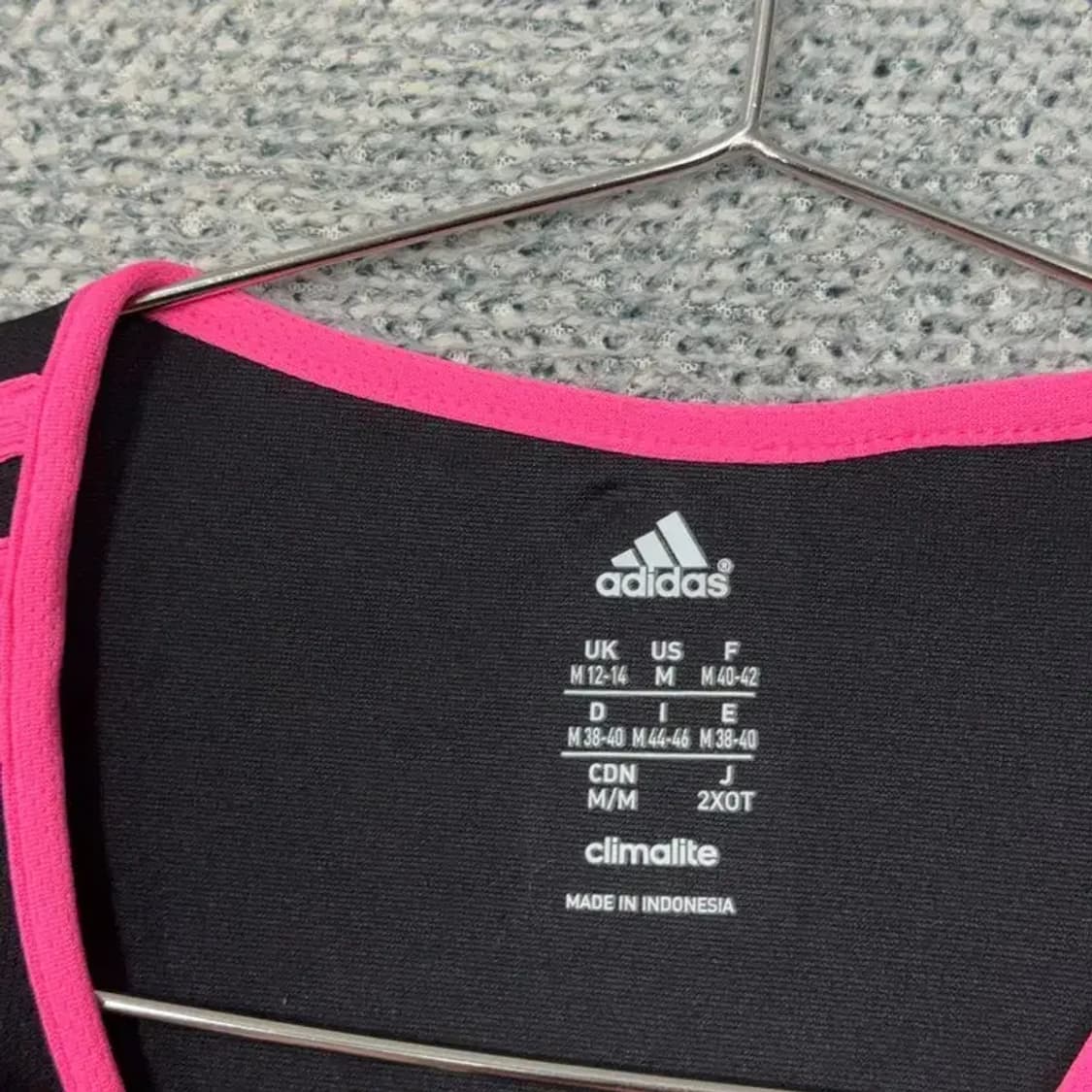 아디다스 검핑 로고 삼선 숏 반팔티 XS-S 상품이미지5