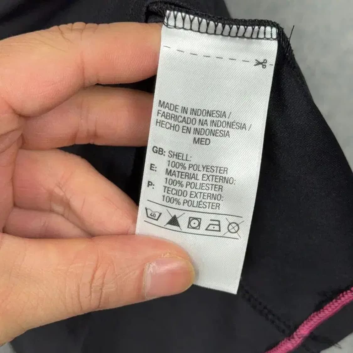 아디다스 검핑 로고 삼선 숏 반팔티 XS-S 상품이미지6