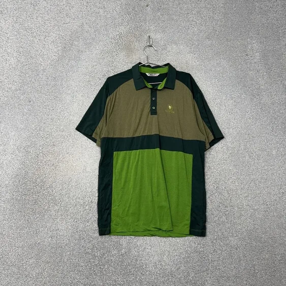 블랙야크 카키 로고 등산 기능성 반팔 카라티 105 상품이미지1